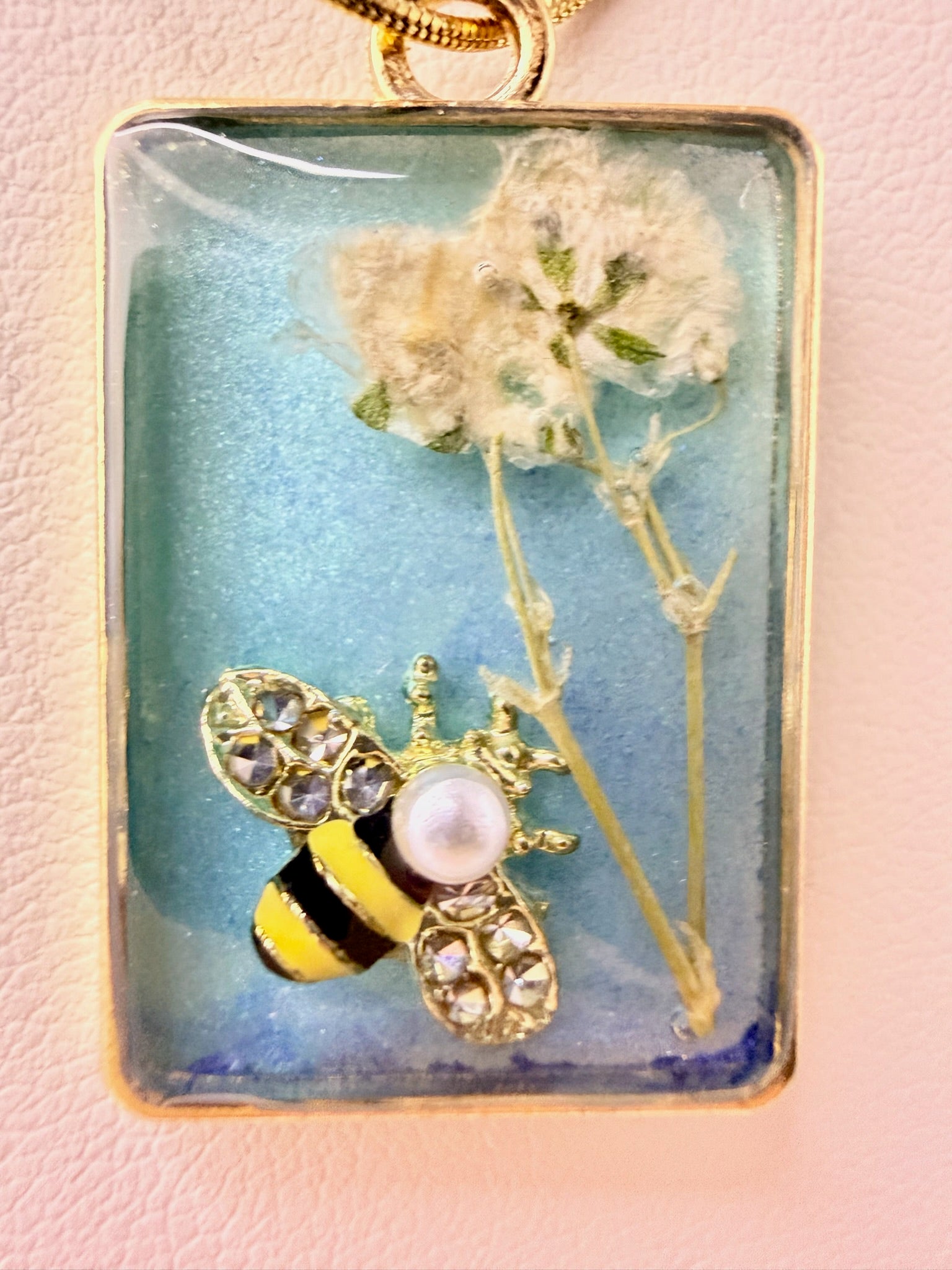 Framed Garden | Resin Necklace