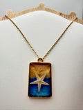 Sunset Ocean | Resin Necklace