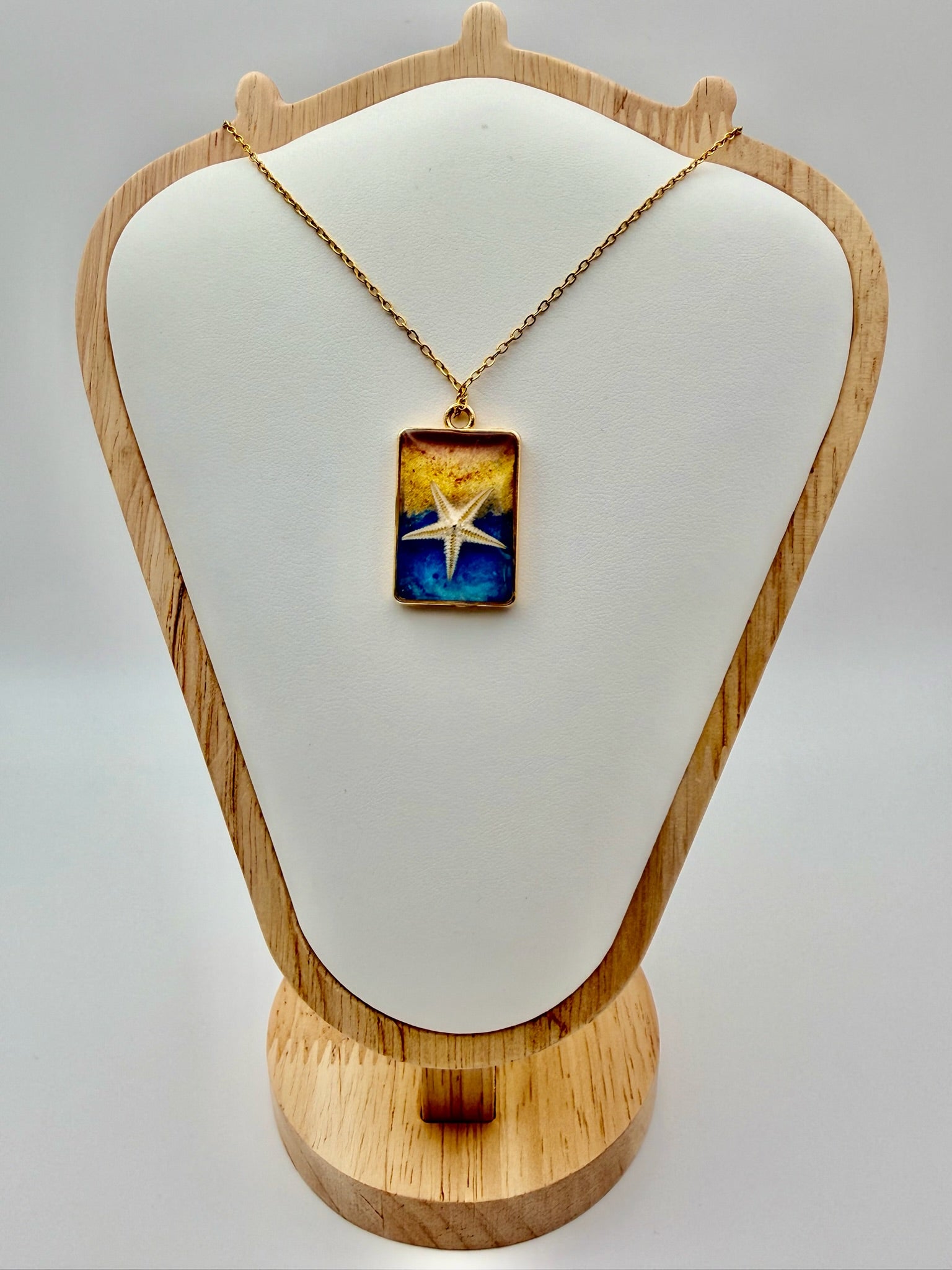 Sunset Ocean | Resin Necklace