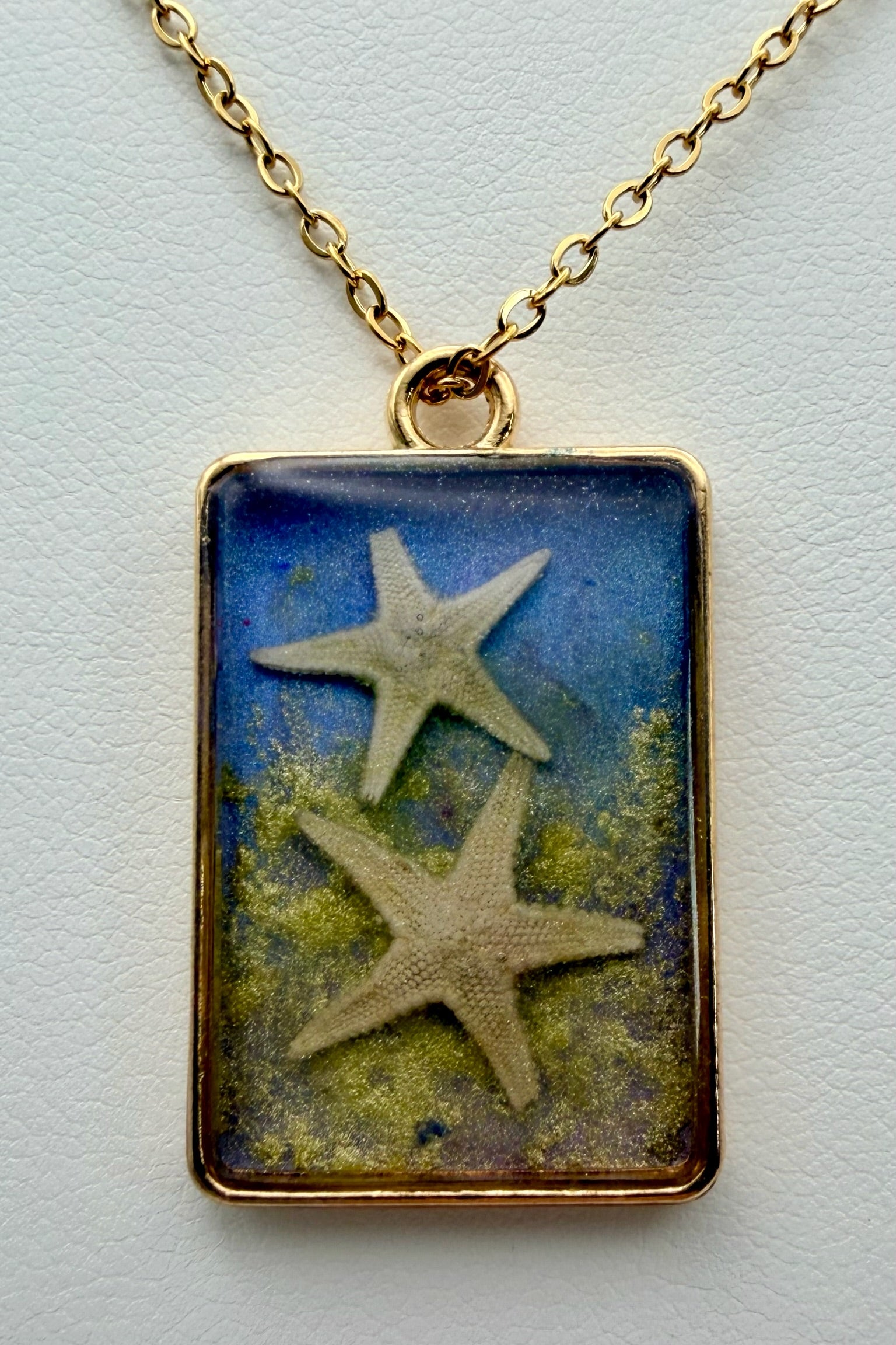 Ocean Whirlpool | Resin Necklace