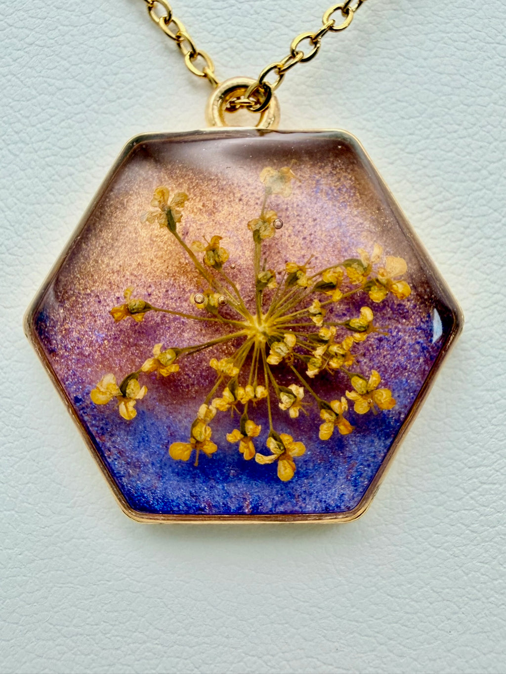 Horizon Bloom Burst | Resin Necklace