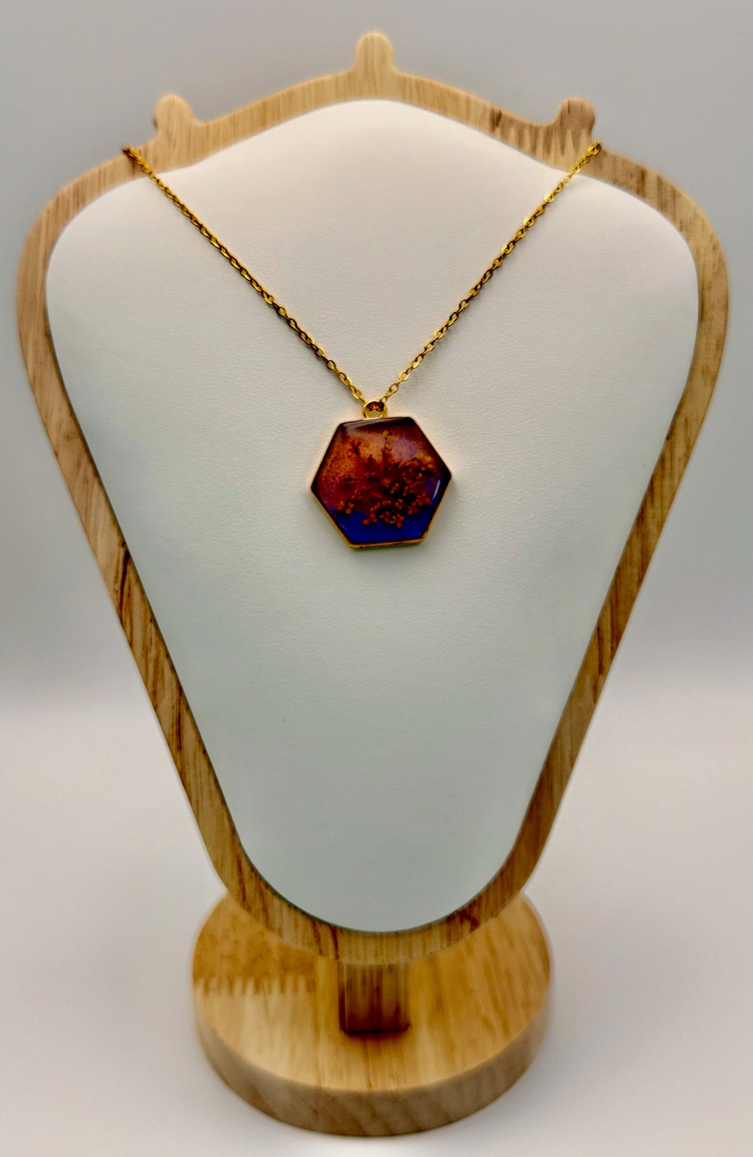 Horizon Bloom Burst | Resin Necklace