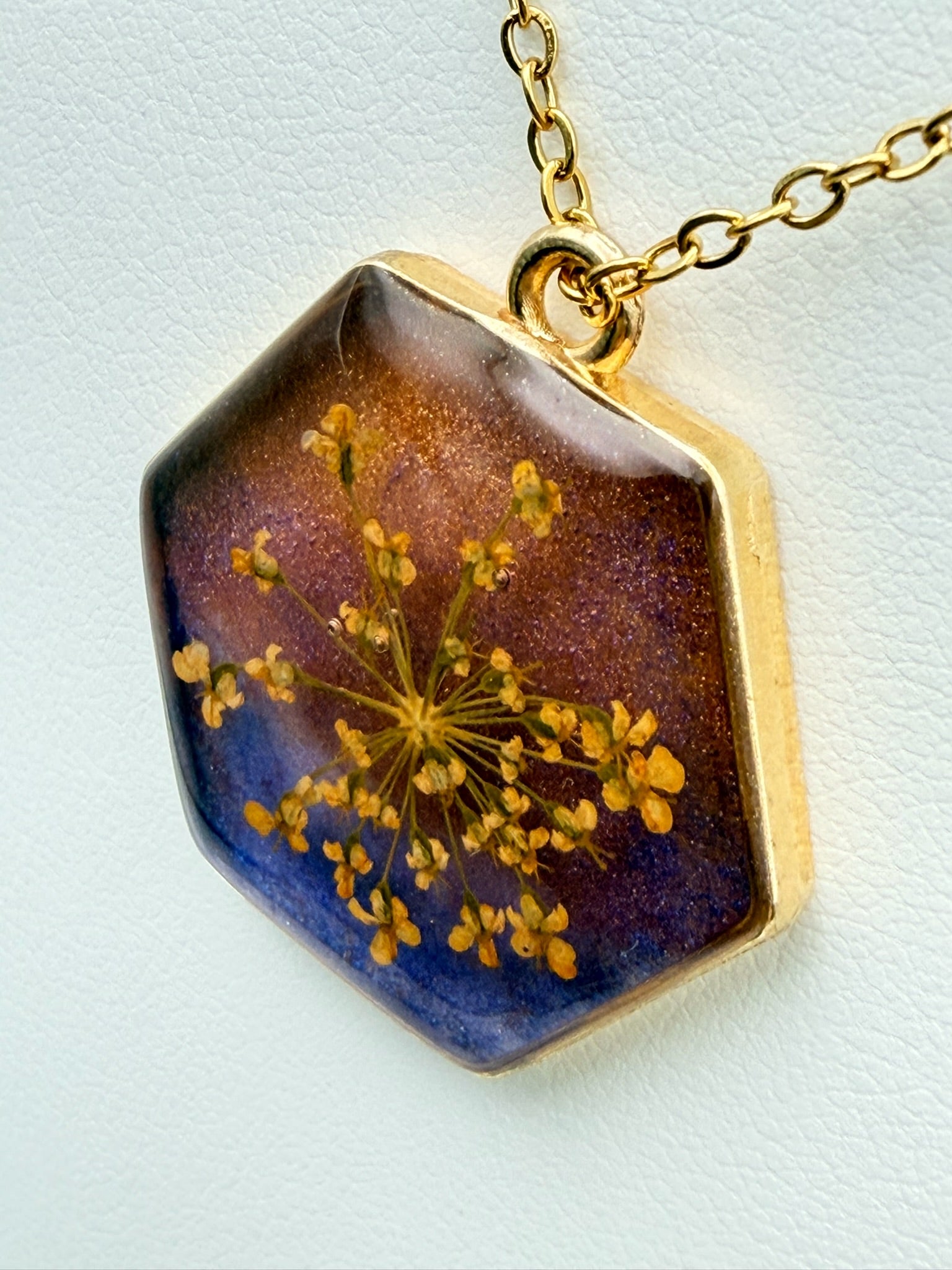 Horizon Bloom Burst | Resin Necklace