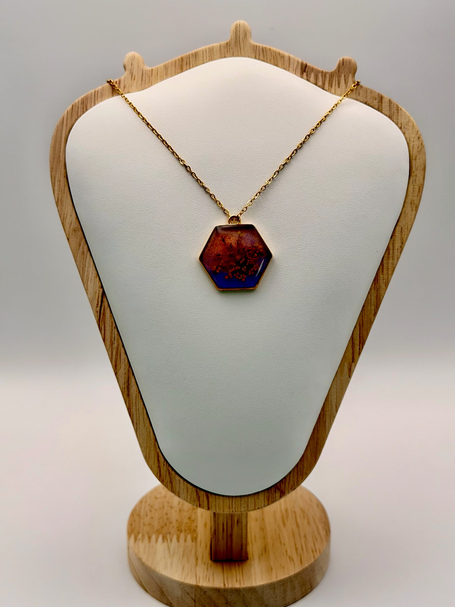 Horizon Bloom Burst | Resin Necklace