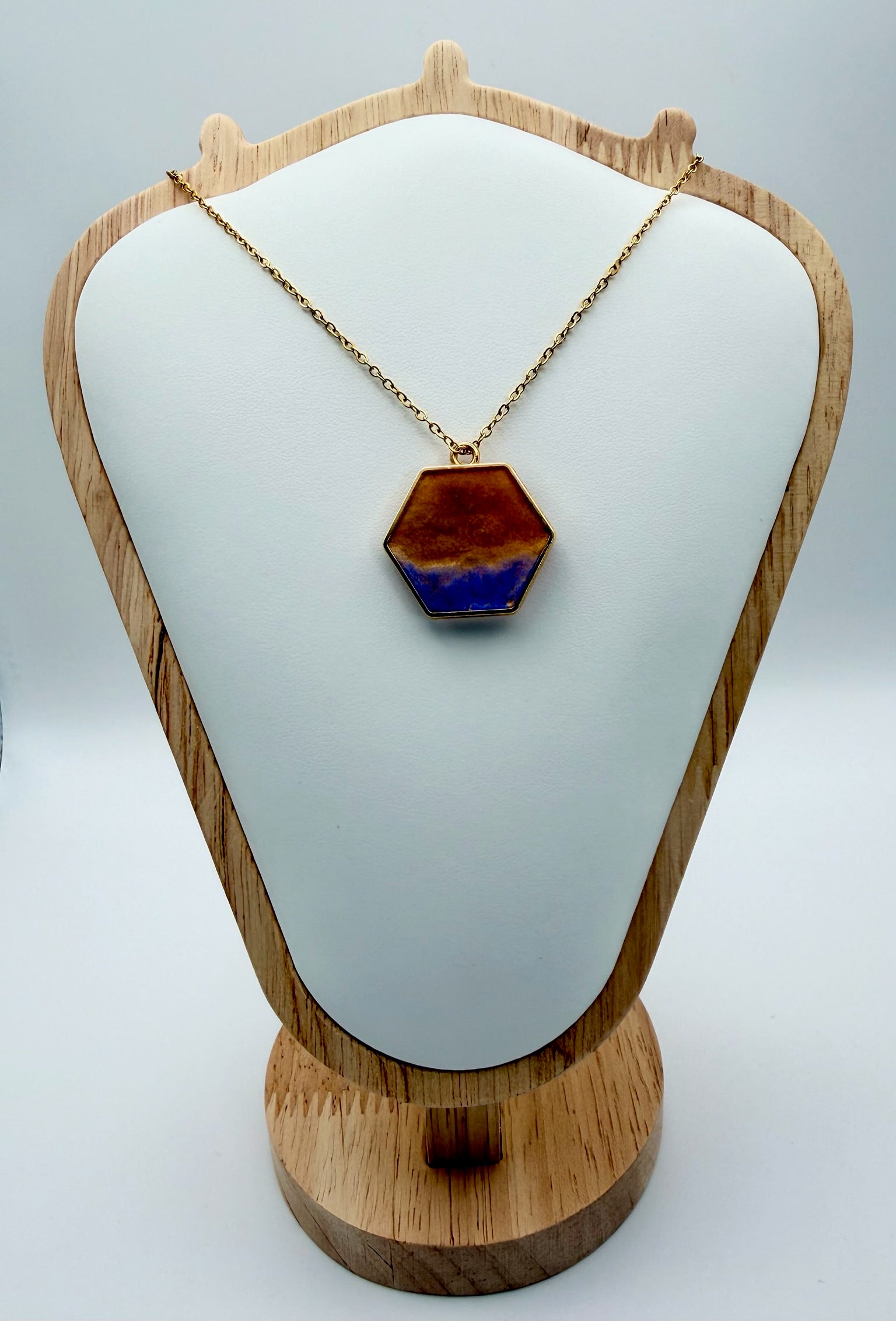 Horizon Bloom Burst | Resin Necklace
