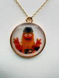 Peace, Gritty | Flyers Resin Necklace