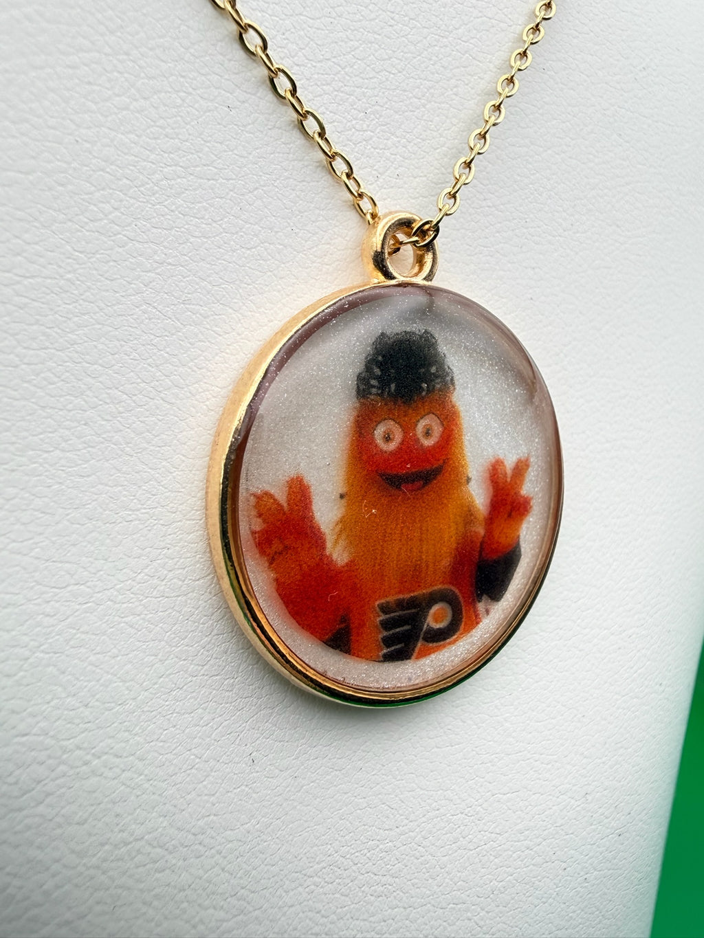Peace, Gritty | Flyers Resin Necklace