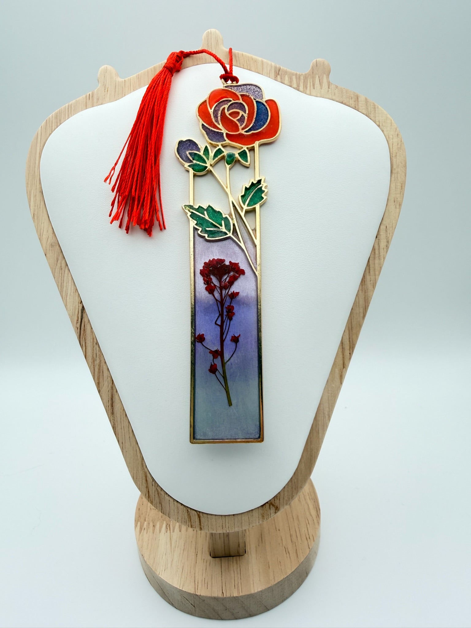 Bloom Between Chapters | Resin Bookmark by The Resin Bubble, product view