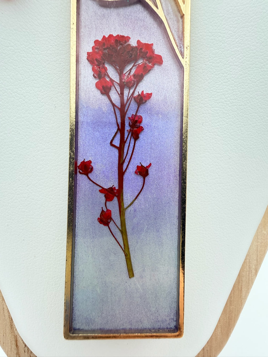 Bloom Between Chapters | Resin Bookmark by The Resin Bubble, detail view 2