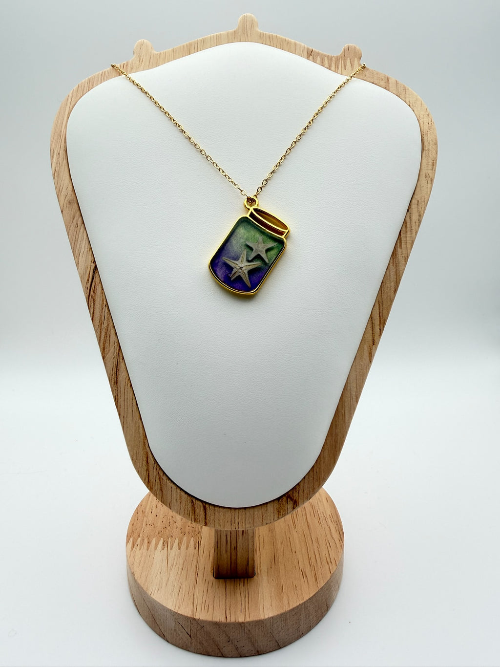 Ocean in a Jar | Resin Necklace