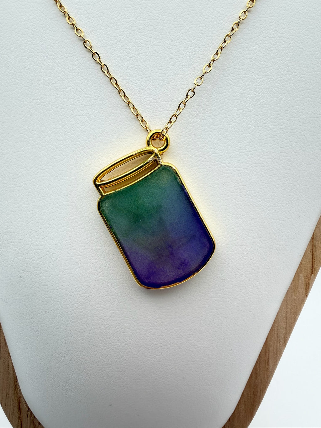 Ocean in a Jar | Resin Necklace