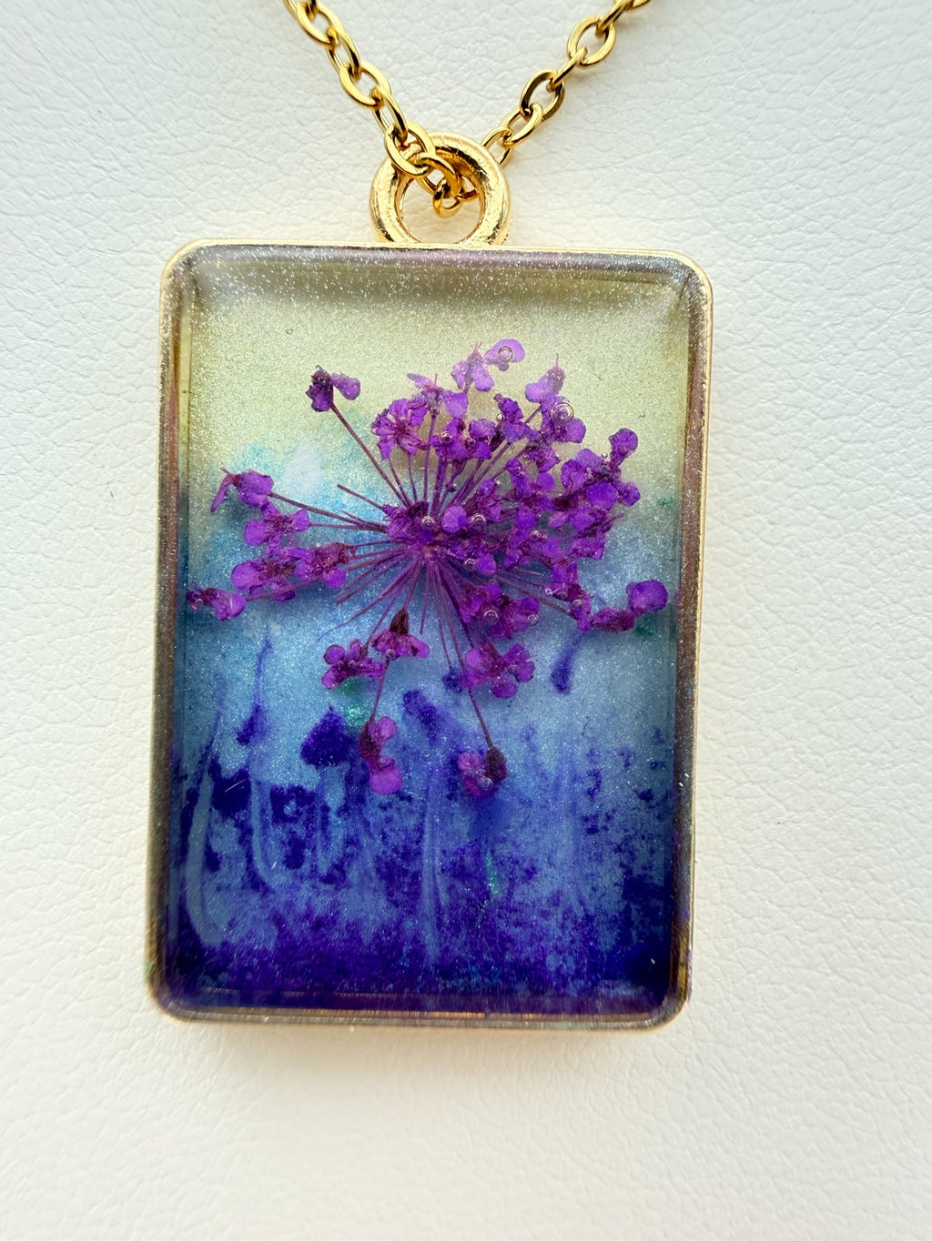 Wild Ocean Fireworks | Resin Necklace