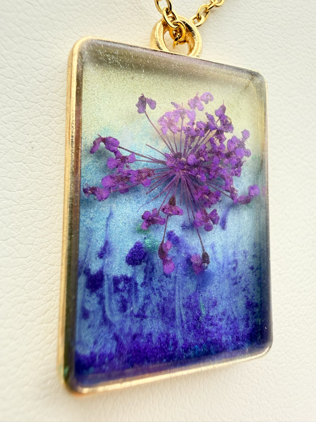 Wild Ocean Fireworks | Resin Necklace