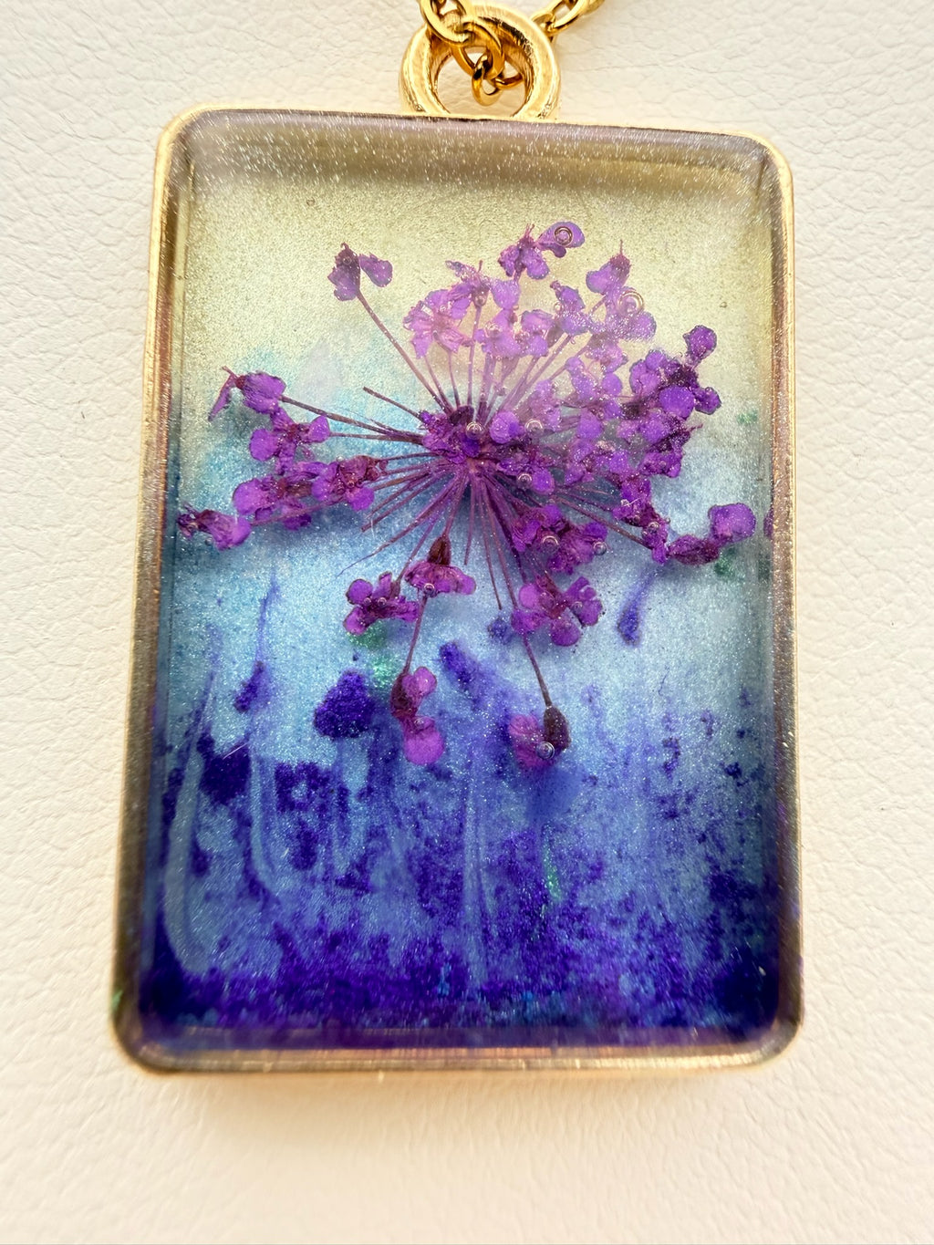 Wild Ocean Fireworks | Resin Necklace