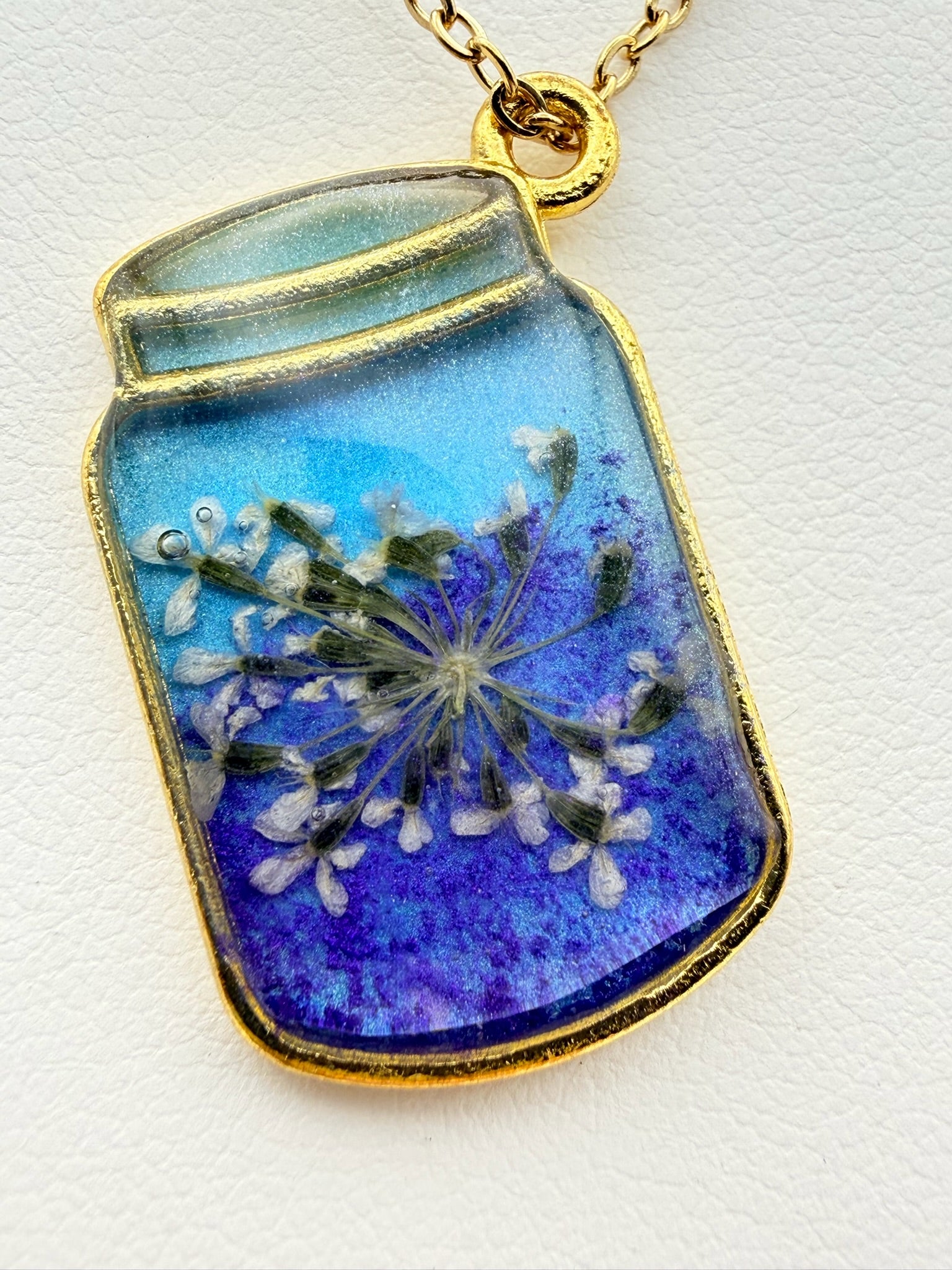 Ocean Bloom | Resin Necklace