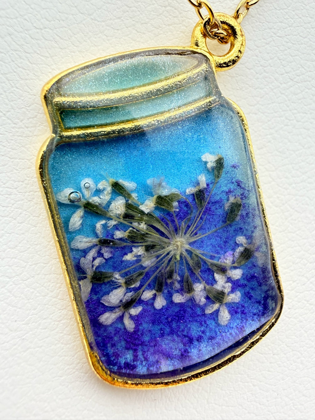 Ocean Bloom | Resin Necklace