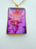 Pink Fireworks | Resin Necklace