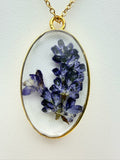 Grape Hyacinth Garden | Resin Necklace