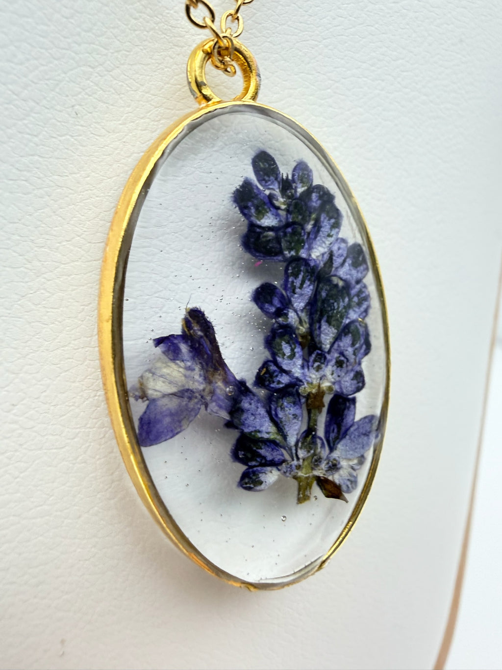 Grape Hyacinth Garden | Resin Necklace