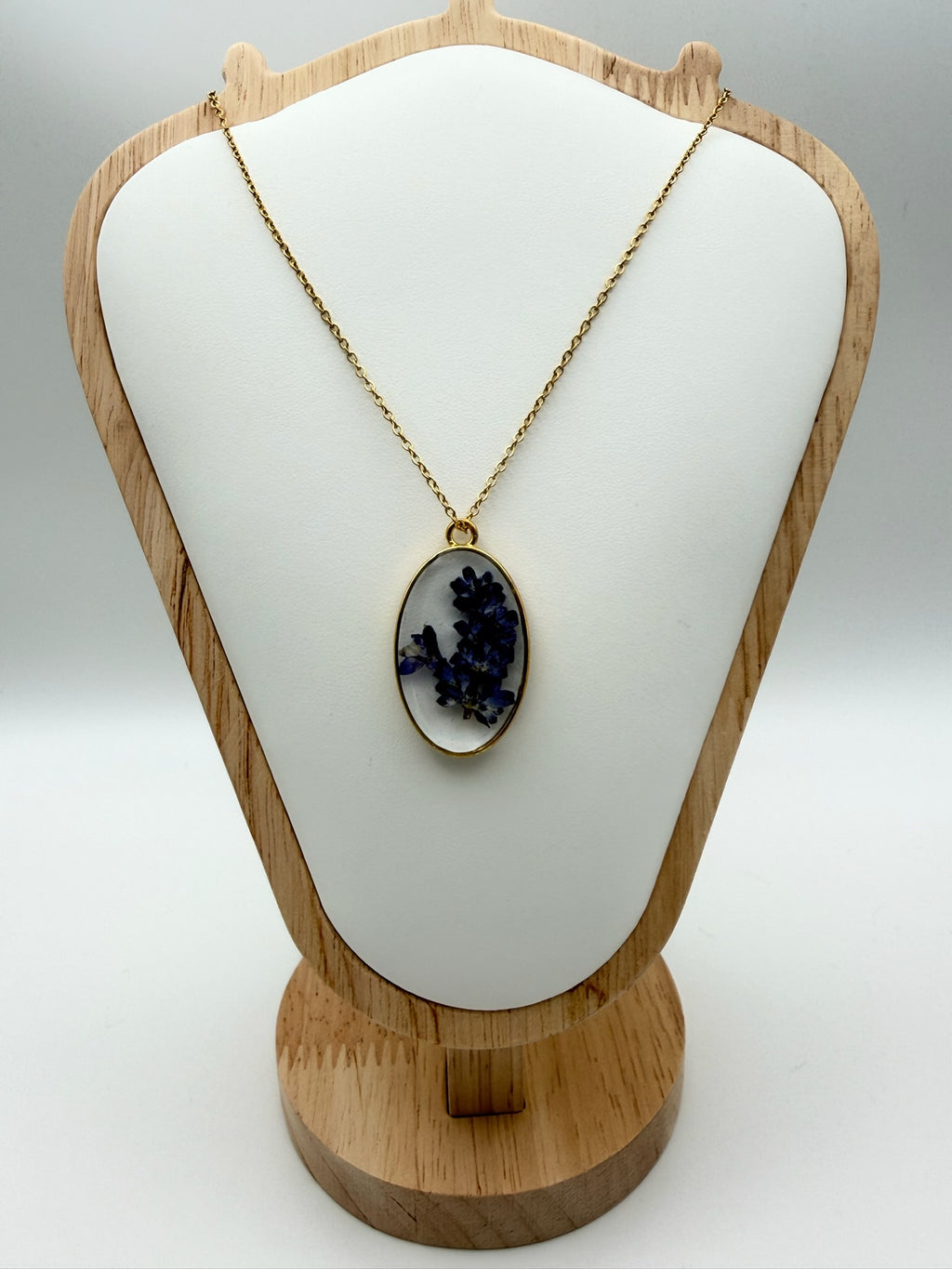 Grape Hyacinth Garden | Resin Necklace