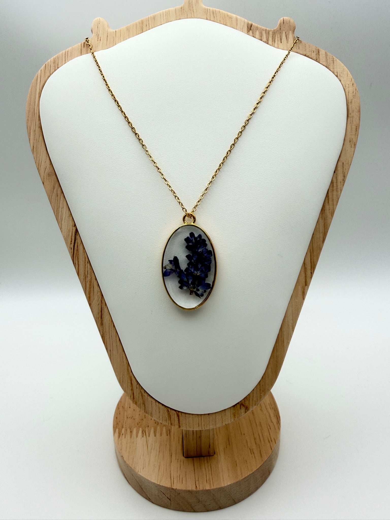 Grape Hyacinth Garden | Resin Necklace