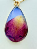 Rose Petal Paradise | Resin Necklace