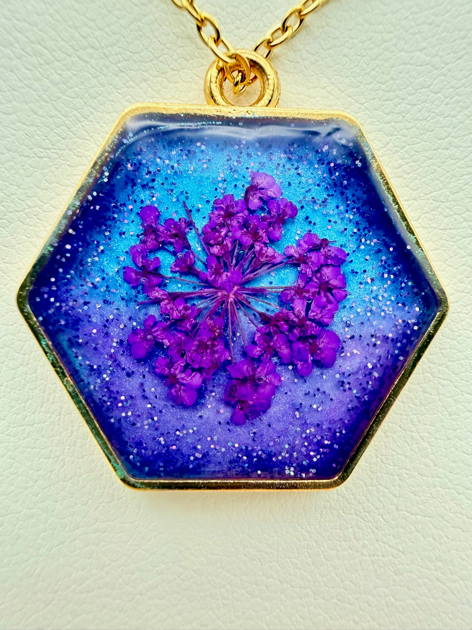 Color Burst | Resin Necklace