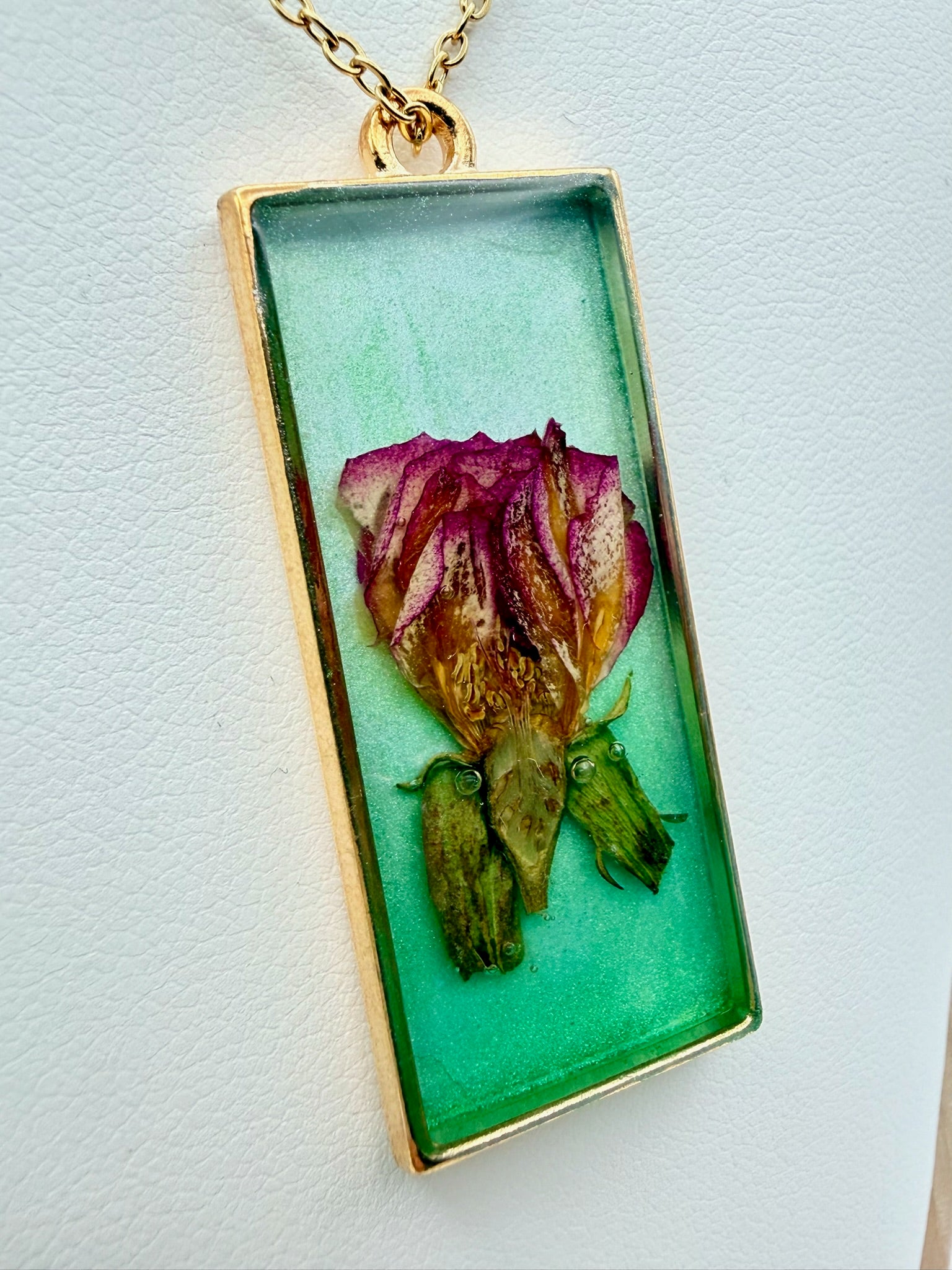 Bright Bloom | Resin Necklace