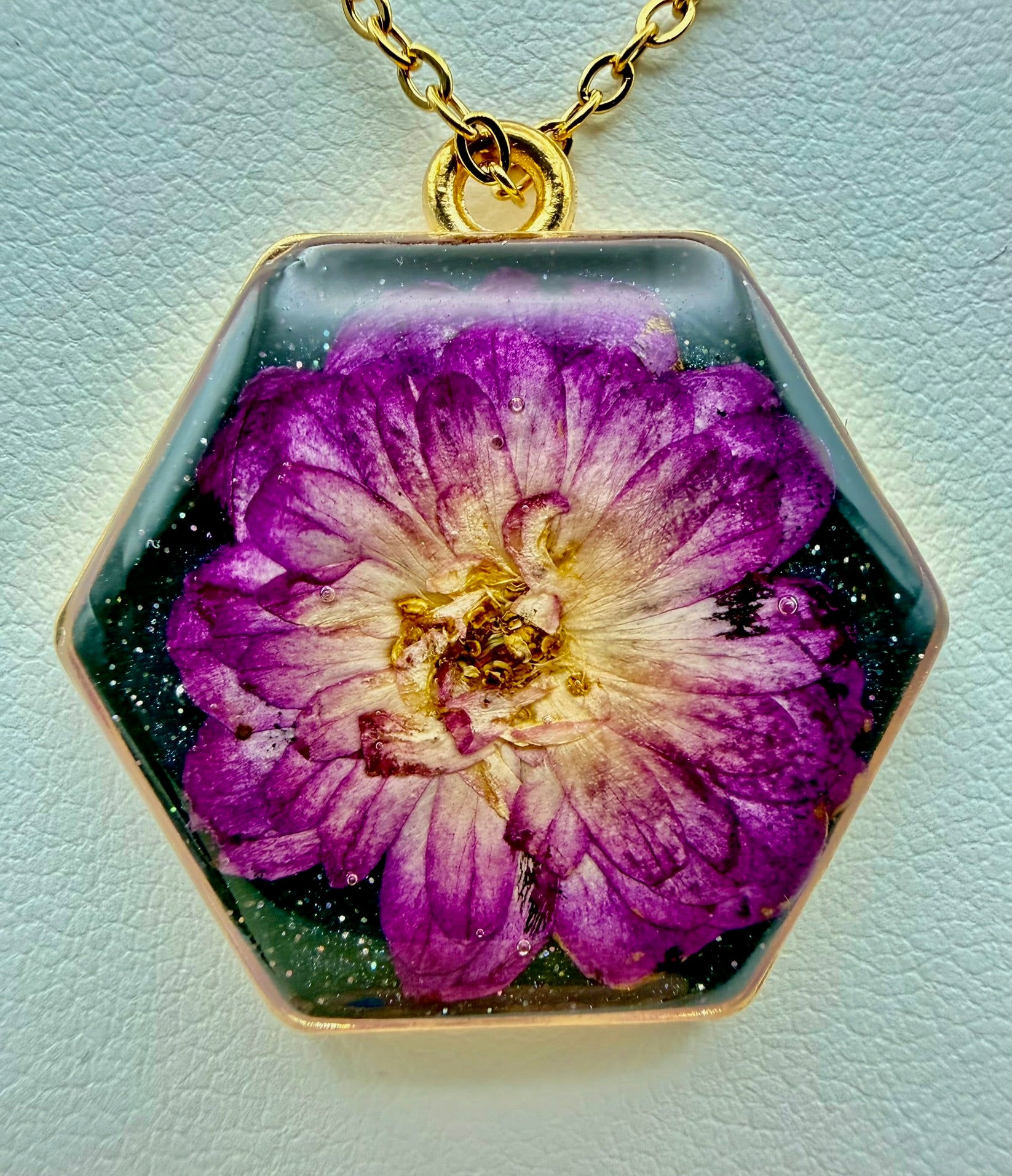 Perfectly Placed Nicole | Resin Necklace