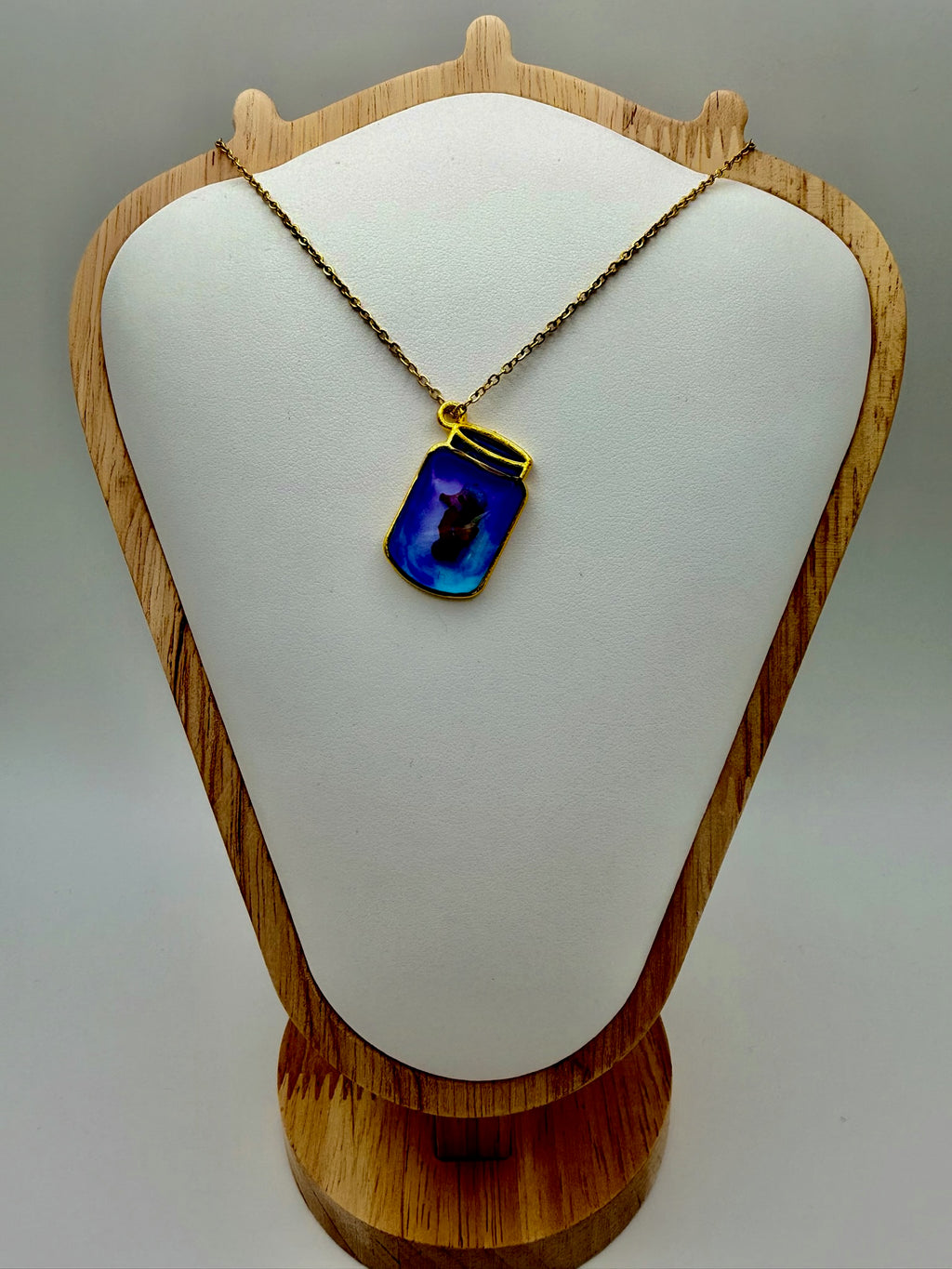 Seahorse City | Resin Necklace