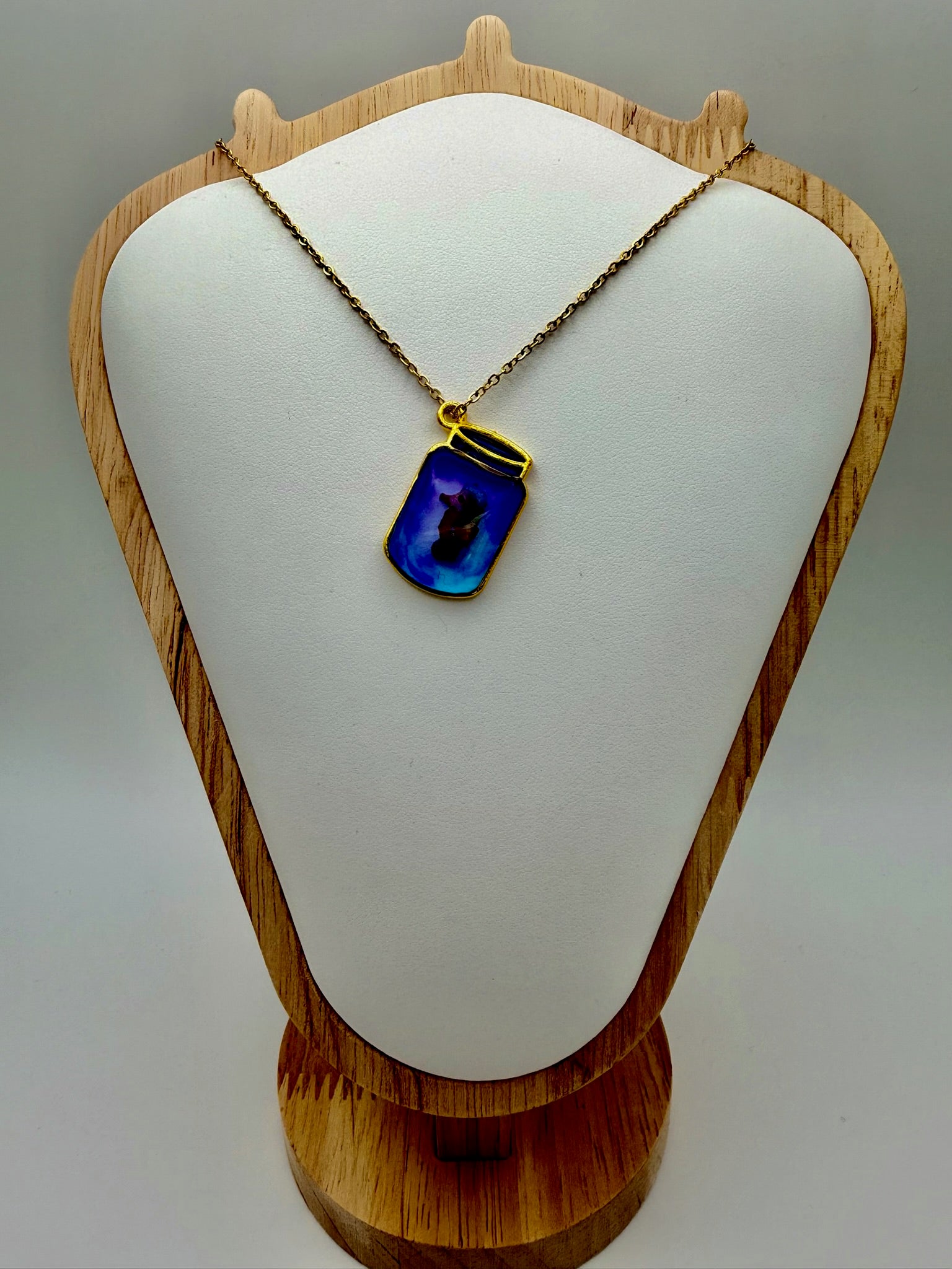 Seahorse City | Resin Necklace