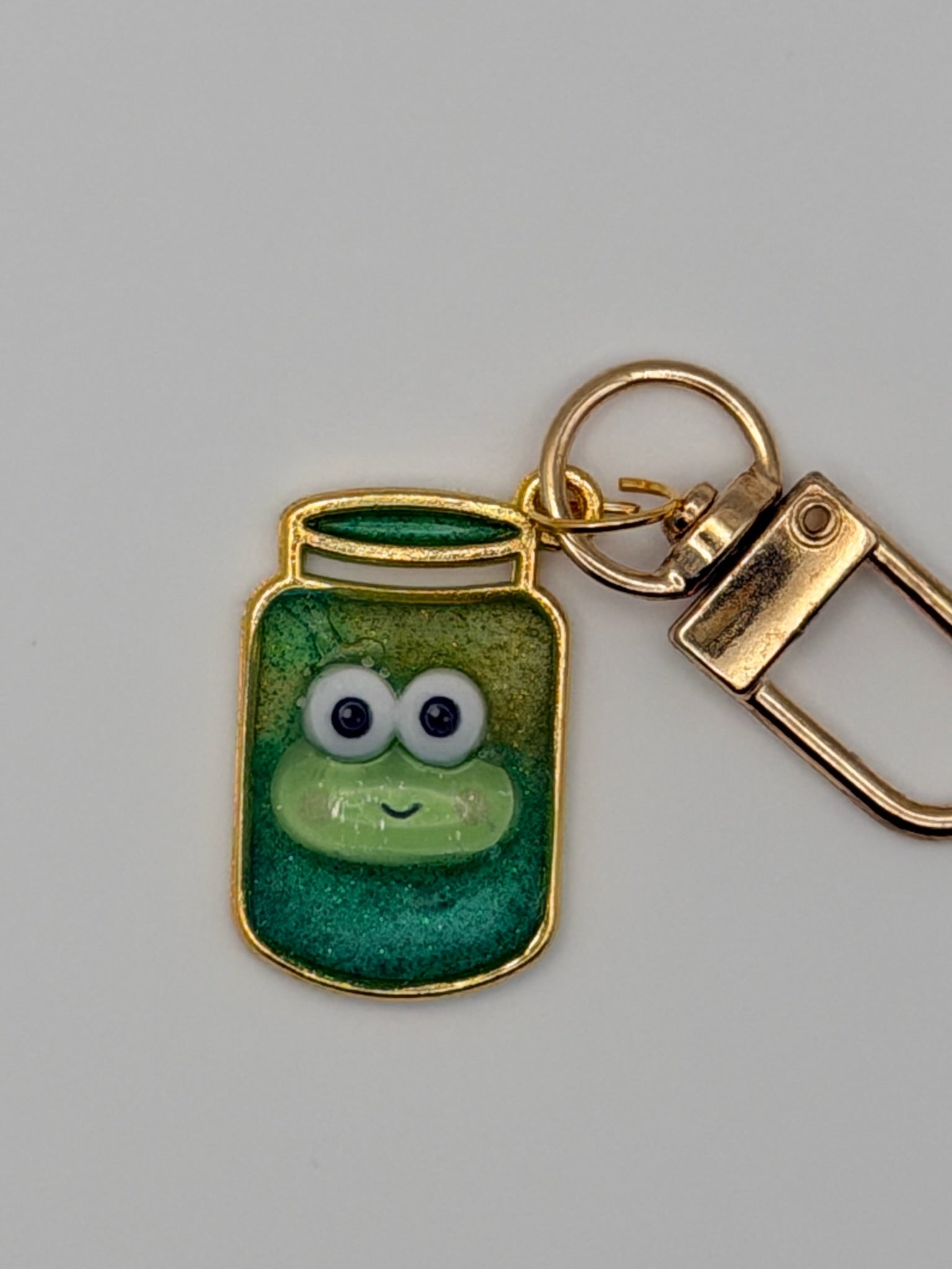 Frogger | Resin Keychain by The Resin Bubble, product view