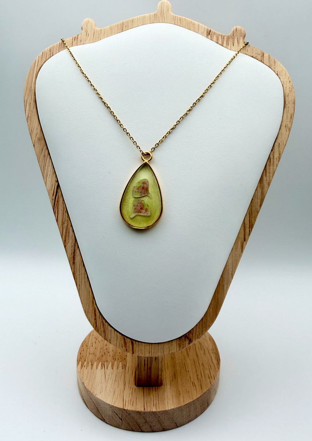 Yellow Fall | Resin Necklace