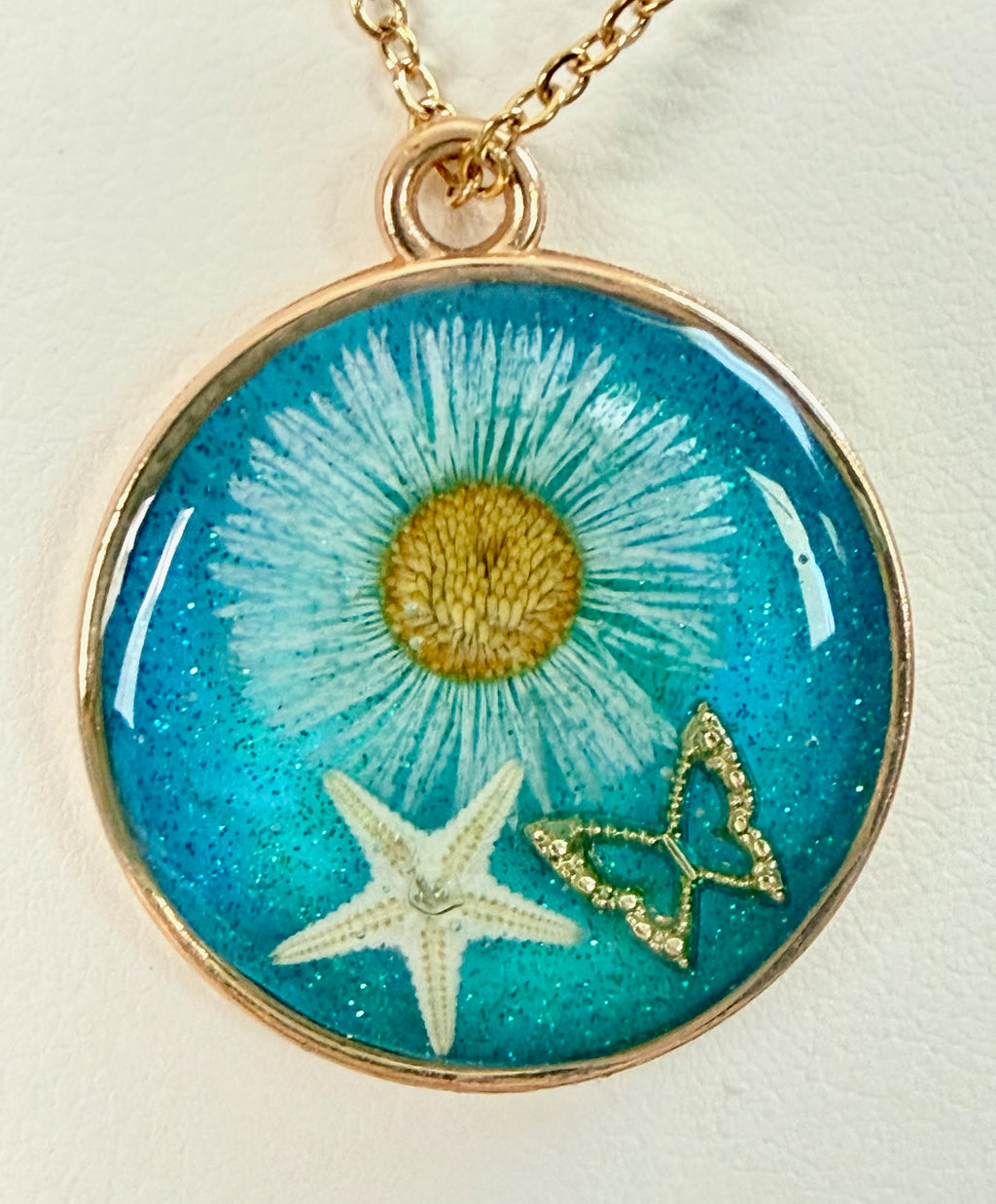 Custom Resin Keepsake Necklace