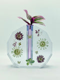 Sarah’s Wedding Flowers | Custom Resin Vase, handmade multicolor resin vase