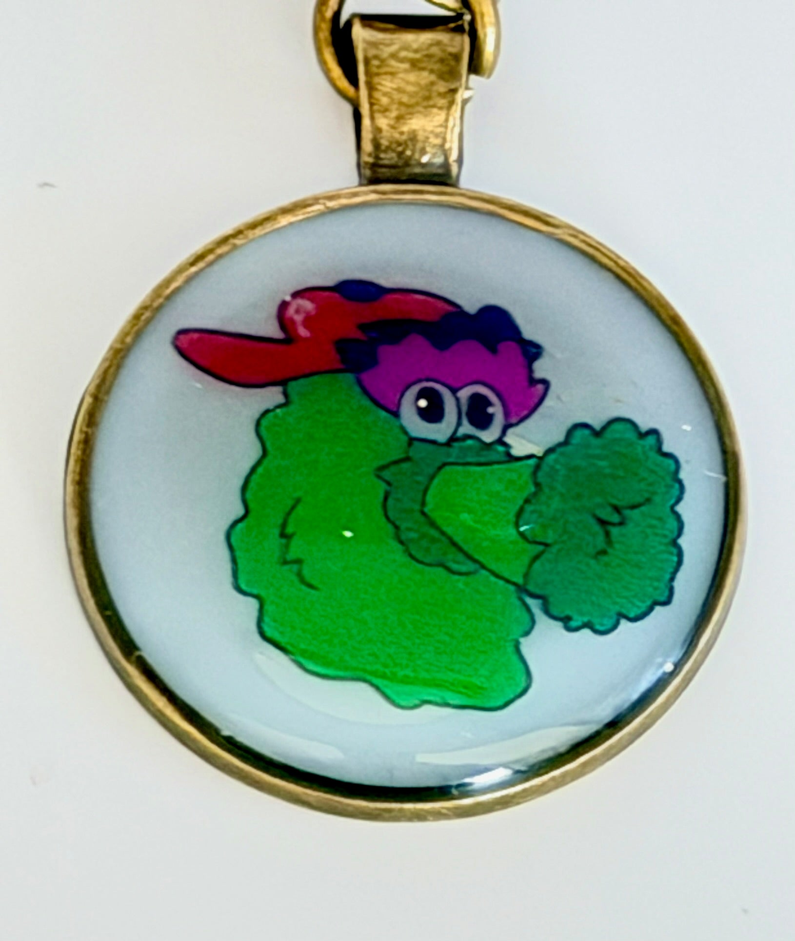 Philly Phanatic | Resin Keychain by The Resin Bubble, detail view 1