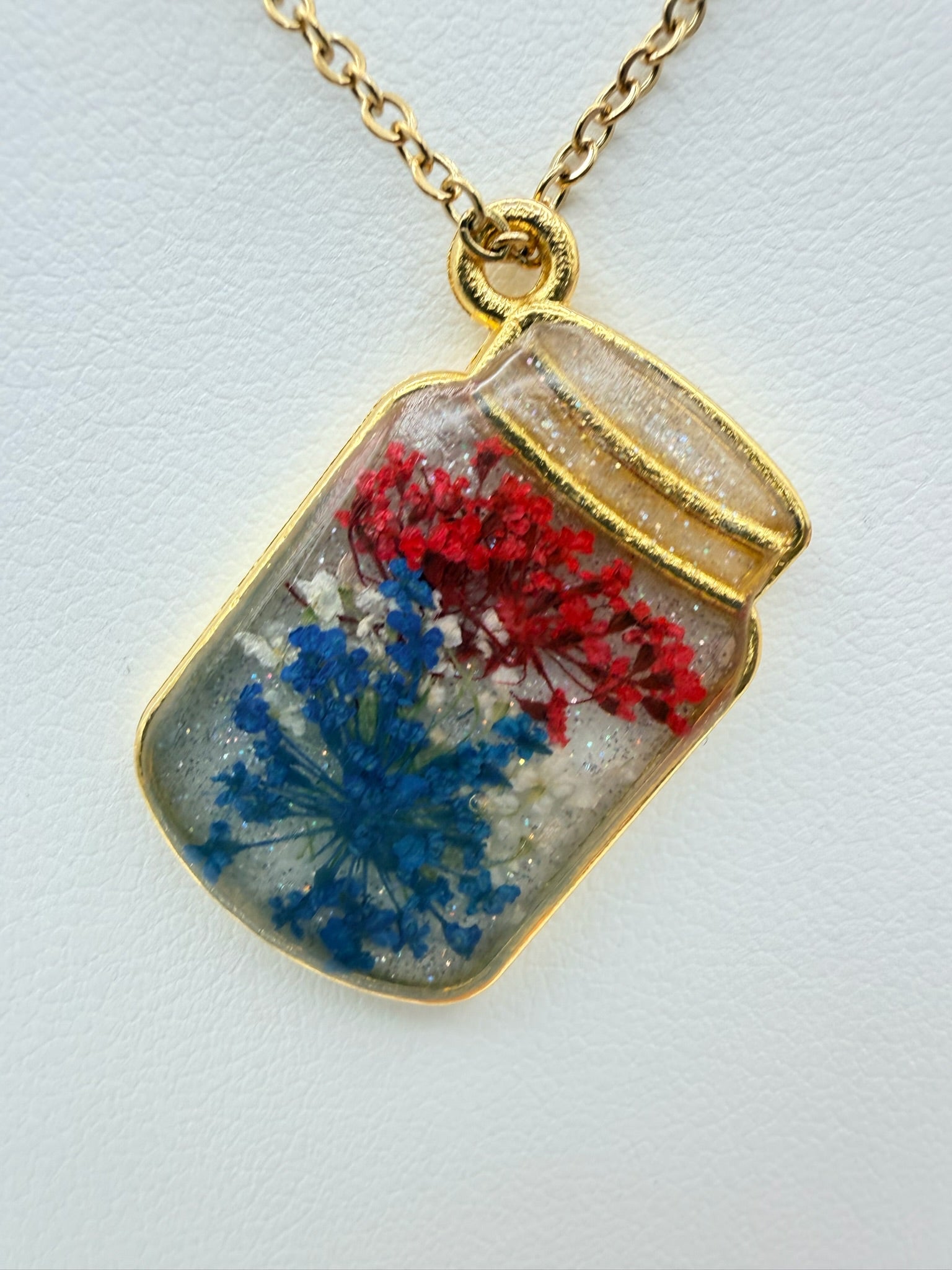 Flower Fireworks | Resin Necklace