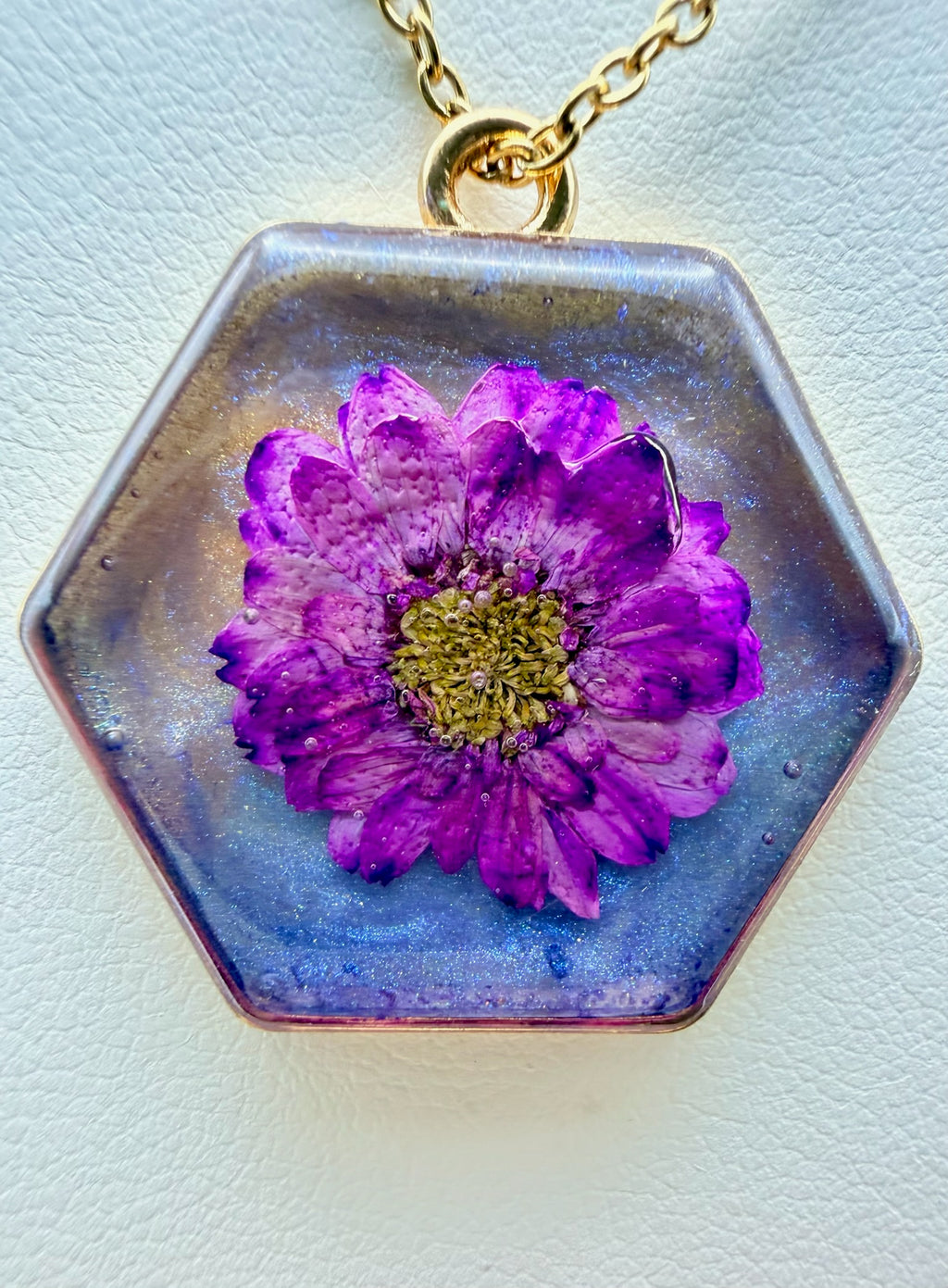 Violet Crush | Resin Necklace