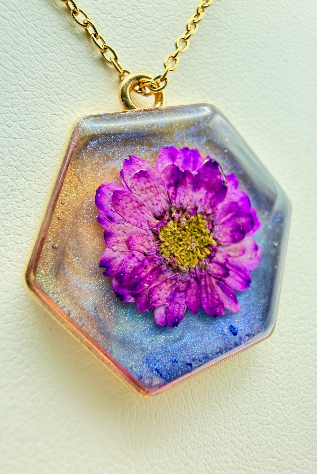 Violet Crush | Resin Necklace