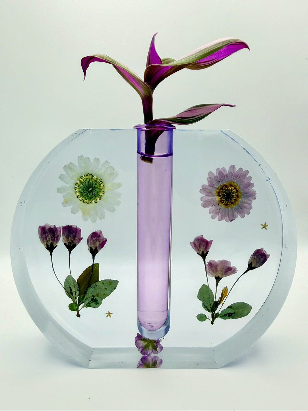 Pressed Poetry | One-of-a-Kind Resin Vase
