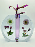 Pressed Poetry | One-of-a-Kind Resin Vase