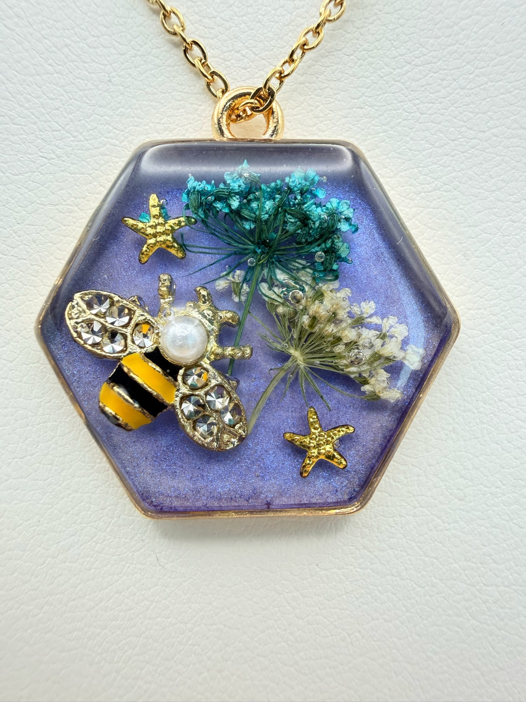 Custom Resin Keepsake Necklace