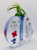 Alison’s Card Game | Custom Resin Vase, handmade multicolor resin vase